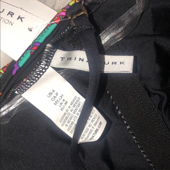 Trina Turk Moroccan Medallion High Neck One-Piece - Picture 7 of 8